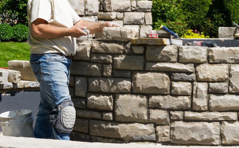 Our team working on Masonry Service projects in Flemington, NJ