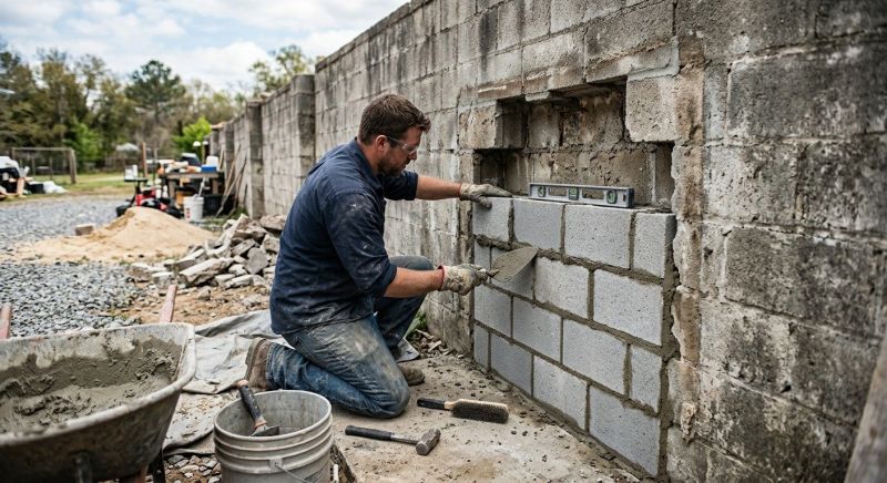 Block Wall Repair in Dublin, PA