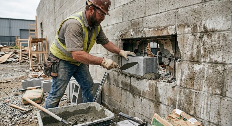 Block Wall Repair in Hampton, NJ