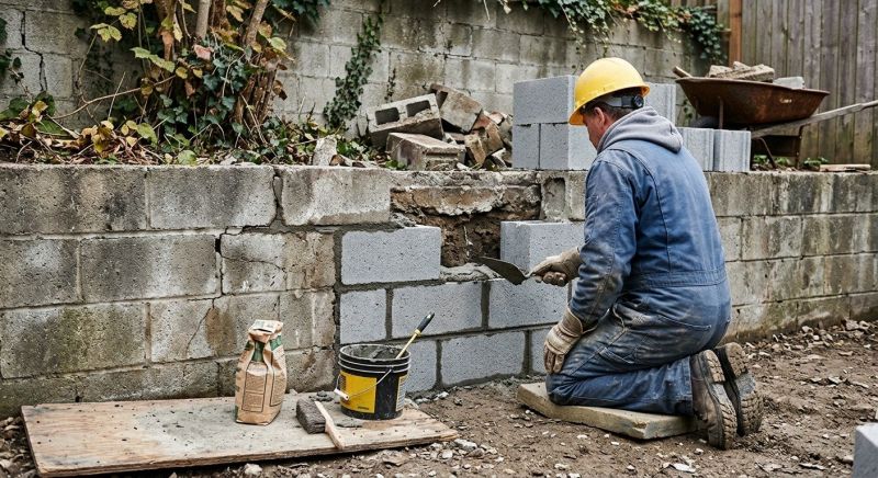 Block Wall Repair in Southampton, PA