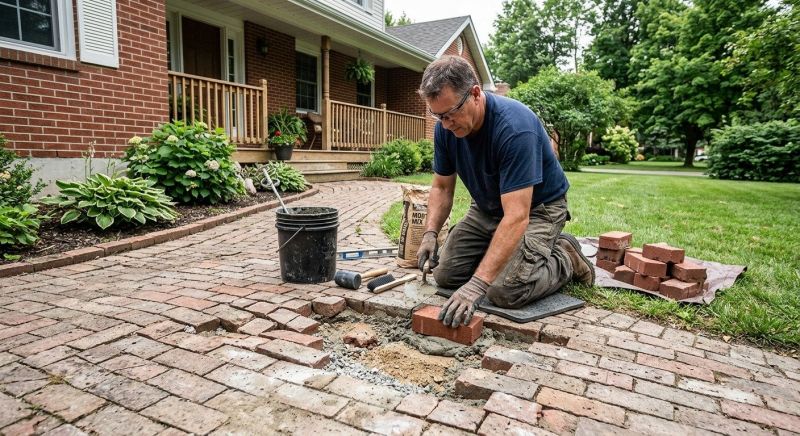 Brick Flatwork Repair in Middlesex County, NJ