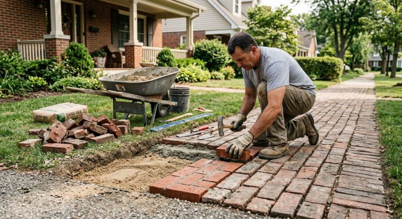 Brick Flatwork Repair in Warren, NJ