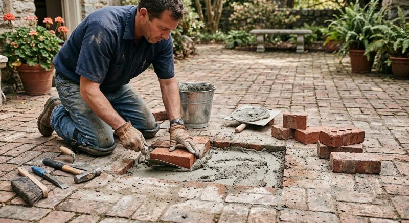 Brick Hardscape Repair in Flemington, NJ