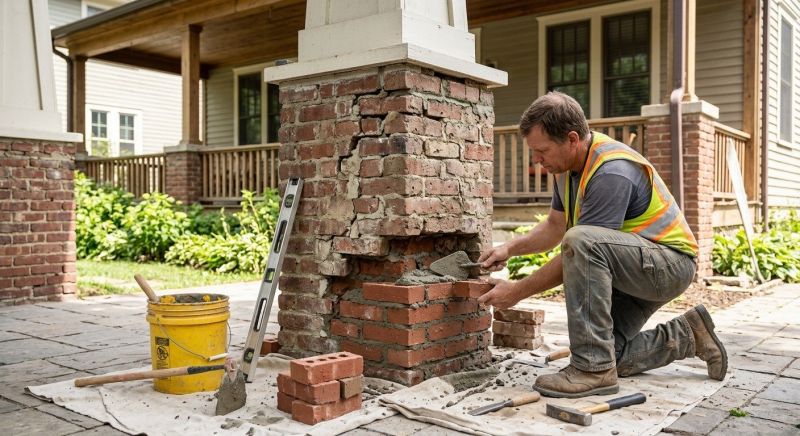 Brick Restoration in Hunterdon County, NJ