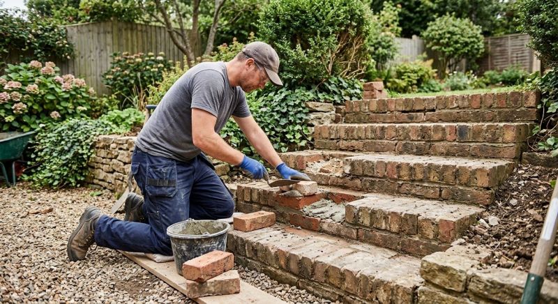 Brick Stairs Repair in Hackettstown, NJ