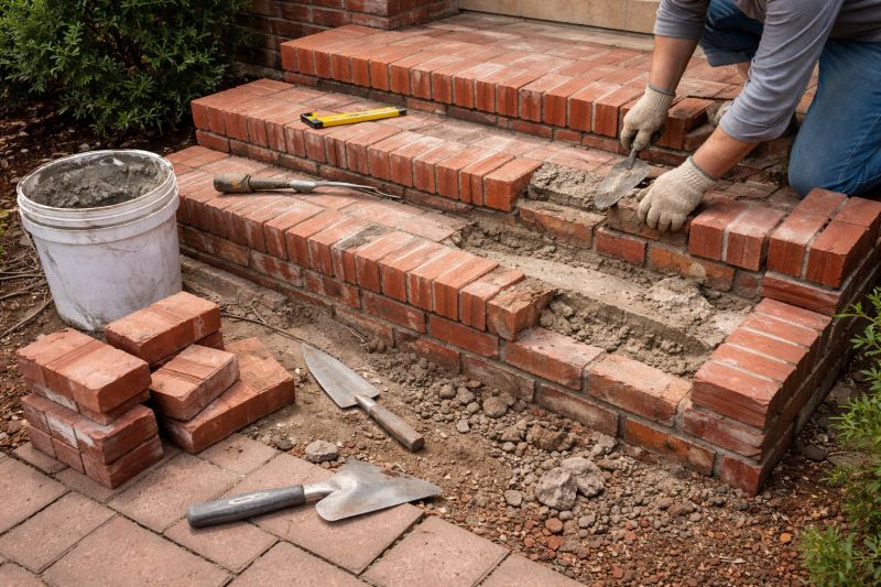 Brick Stairs Repair in Middlesex County, NJ
