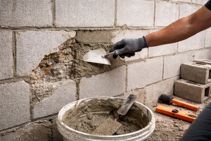 Cinder Block Wall Repair in Chalfont, PA
