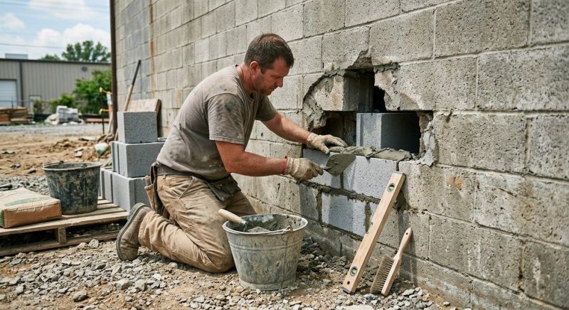 Concrete Block Repair in Princeton, NJ