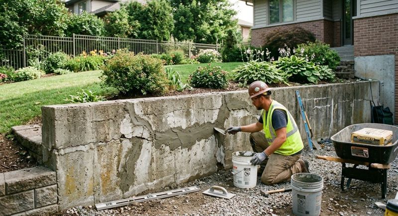 Retaining Wall Repair in Bridgewater, NJ