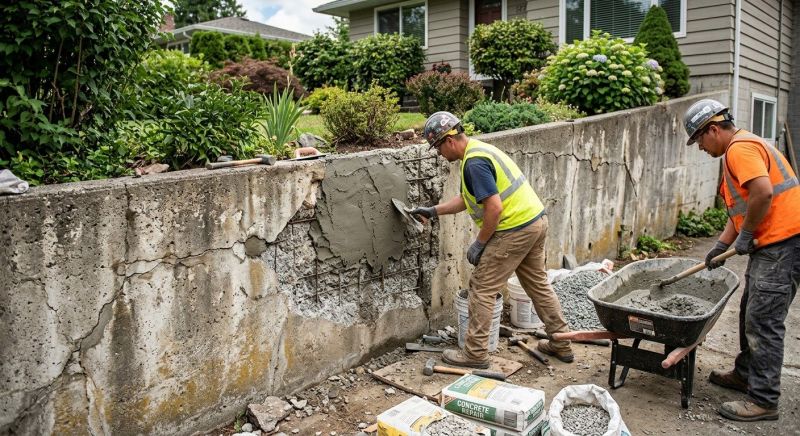 Retaining Wall Repair in Doylestown, PA