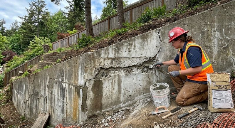 Retaining Wall Repair in Fairless Hills, PA