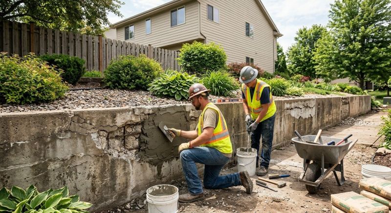 Retaining Wall Repair in Flanders, NJ