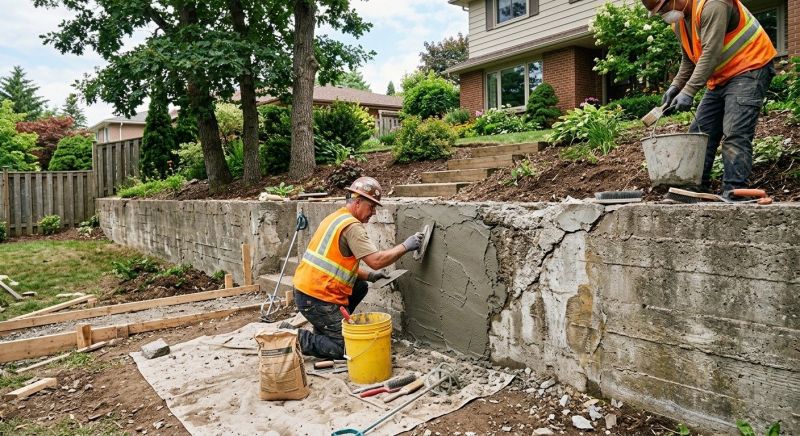 Retaining Wall Repair in New Brunswick, NJ