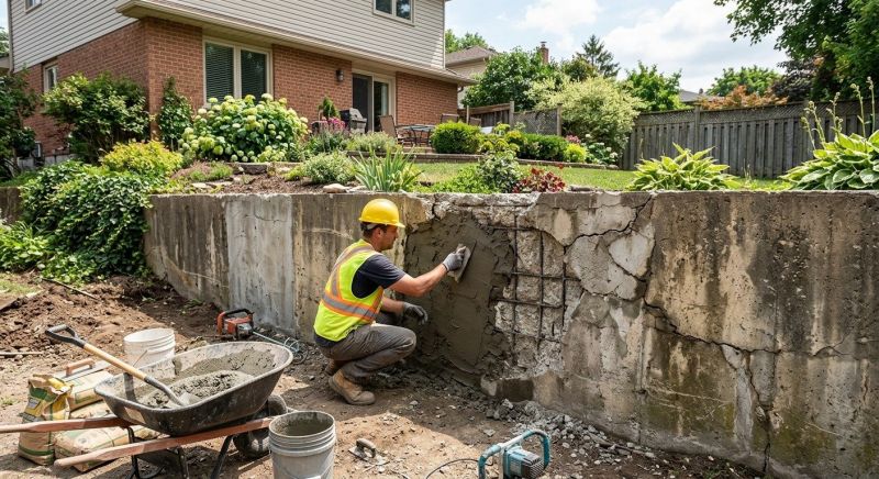 Retaining Wall Repair in Princeton, NJ
