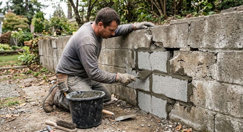Stone Wall Repair in Long Valley, NJ