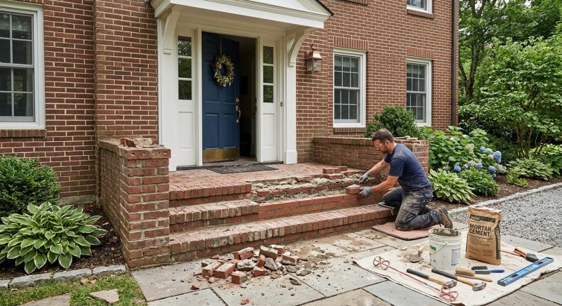 Brick Steps Repair